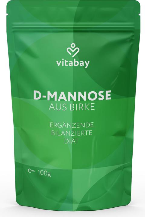 Actual product image Vitabay D-Mannose Pulver vegan 200 g (1 Piece, 200 g)