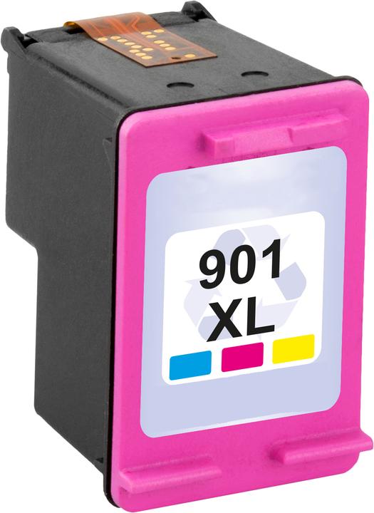 Produktbild Plutoos HP 901 XL Patrone XXL kompatibel, Color CC656AE (CL)