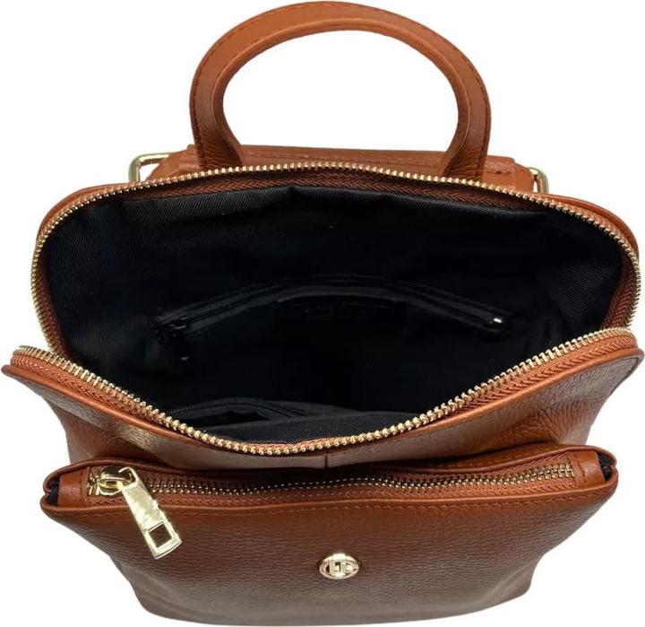 Produktbild Louisa Lee Designer Fashion Tasche Rucksack 2in1 Leder No.2