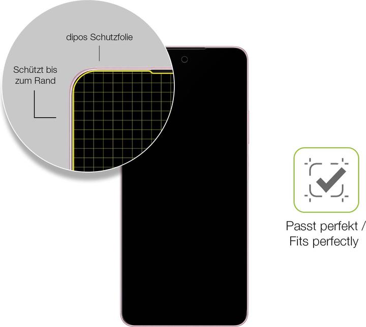 Produktbild Dipos Full Cover Schutzfolie Matt (1 Stück, Oppo A5s)