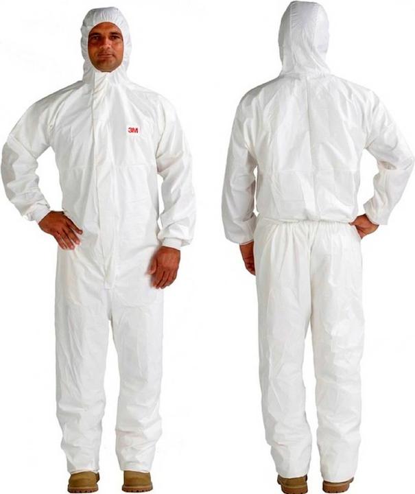 Actual product image 3M 4545L Protective Suit 4545 Dress Size: L White (L)