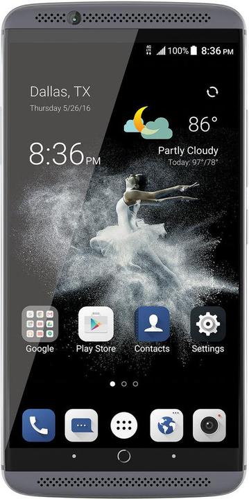 Produktbild ZTE Axon 7 (64 GB, Quartz Grey, 5.50", Hybrid Dual SIM, 20 Mpx, 4G)