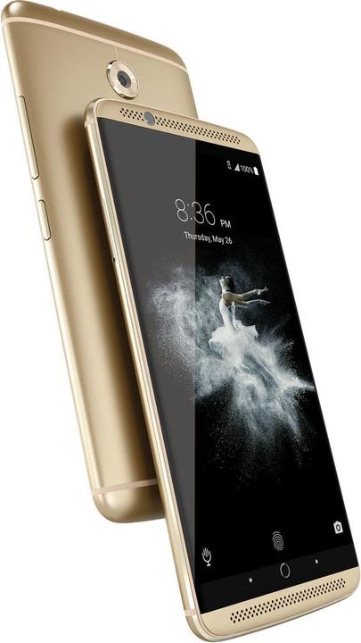 Produktbild ZTE Axon 7 (64 GB, Ion Gold, 5.50", Hybrid Dual SIM, 4G)