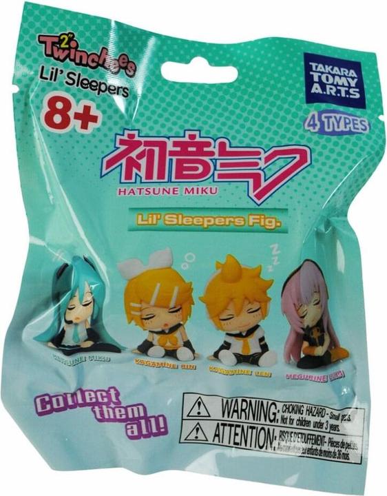 Actual product image Takara Tomy Hatsune Miku Twinchees minifigures Lil' Sleepers 5 cm display (24)