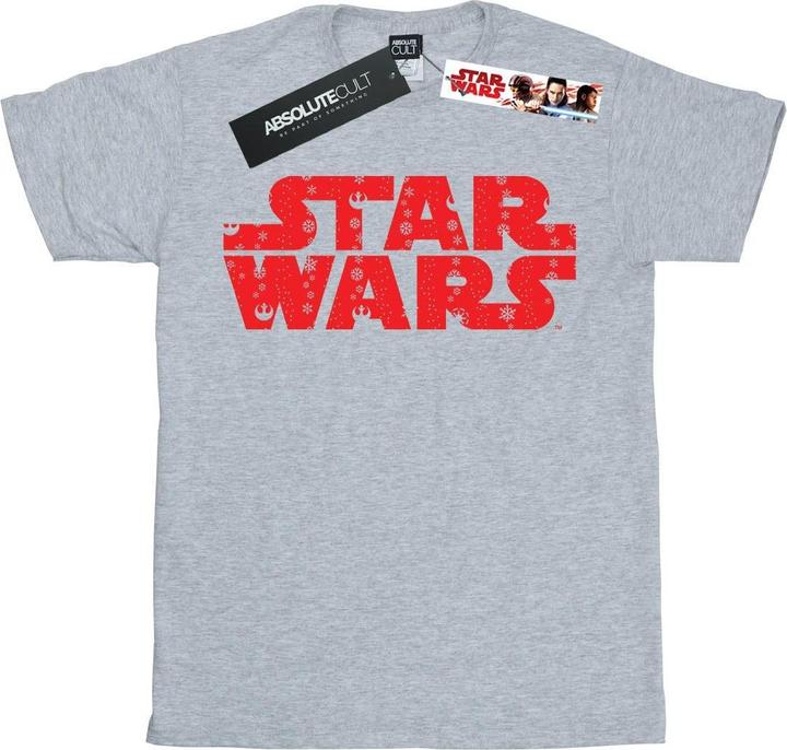 Star Wars Christmas Logo TShirt Mädchen