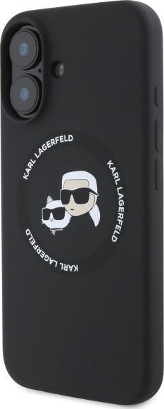 Produktbild Karl Lagerfeld iPhone 16 Liquid Silicone K&CH Heads MagSafe Case (Apple iPhone 16)