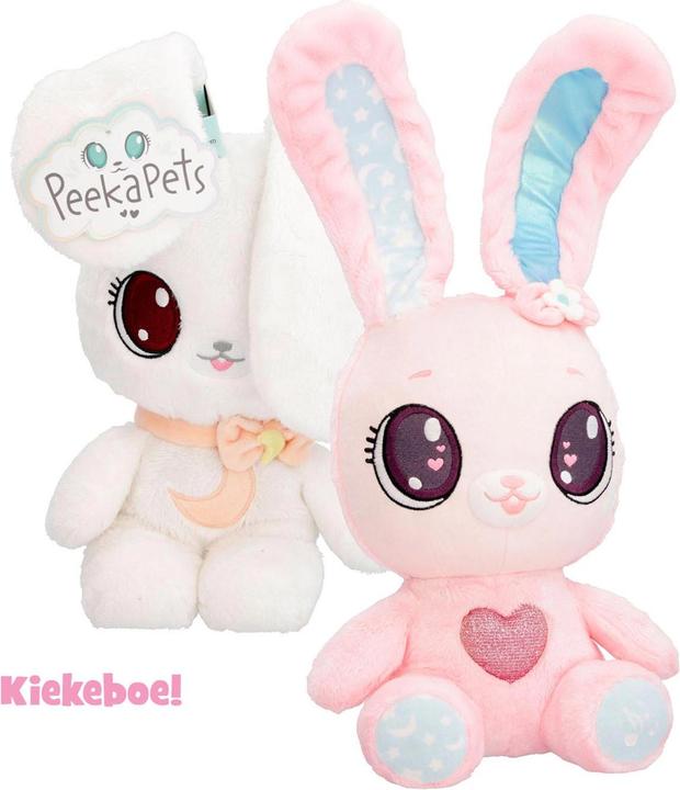 Actual product image Spectron Peekapets Bunny Plush Soft Toy - White (9.50 cm)