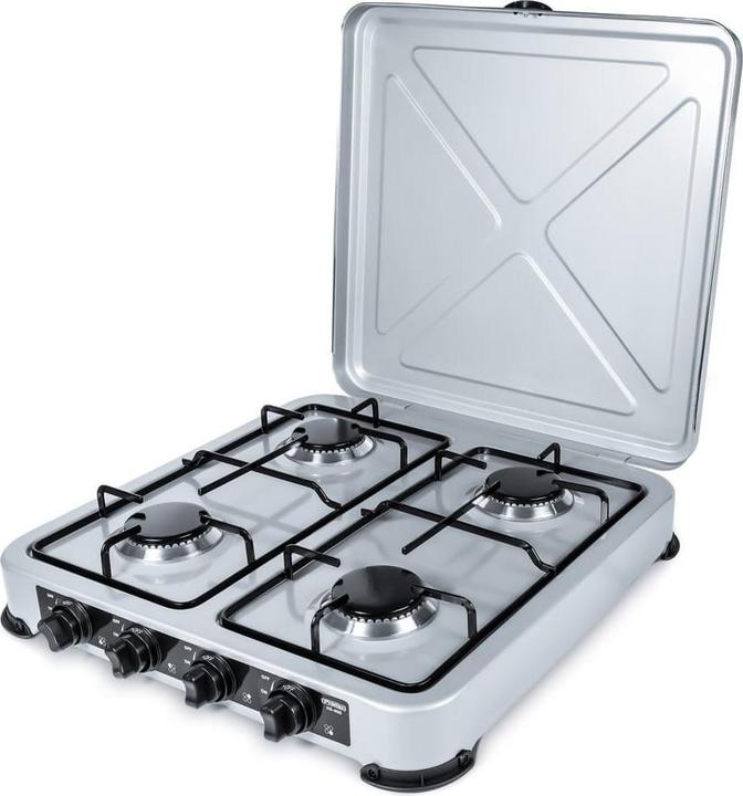 Productafbeelding Promis KG400 vierpits gasfornuis zilver