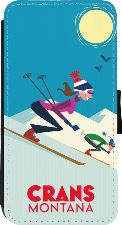 Produktbild PhoneLook Hülle Wallet schwarz Crans-Montana Ski Downhill (Apple iPhone 11 Pro Max)