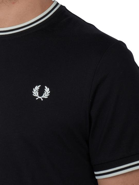 Immagine prodotto Fred Perry Maglietta con doppia punta nera (XL)