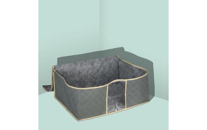 Produktbild Relaxdays 2x Bettdecken-Aufbewahrungstasche (60 x 44 x 25 cm)