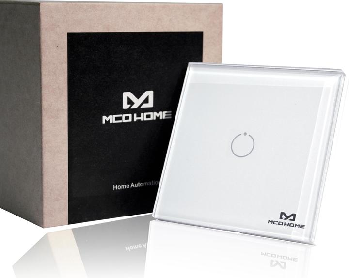 Actual product image MCO Home Glass wall switch (1 button)