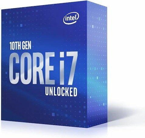 Produktbild Intel CPU||Core i7|i7-10700K|Comet Lake|3800 MHz|Cores 8|16MB|Socket LGA1200|125 Watts|GPU UHD 630|BO (LGA 1200, 3.80 GHz, 8 -Core)
