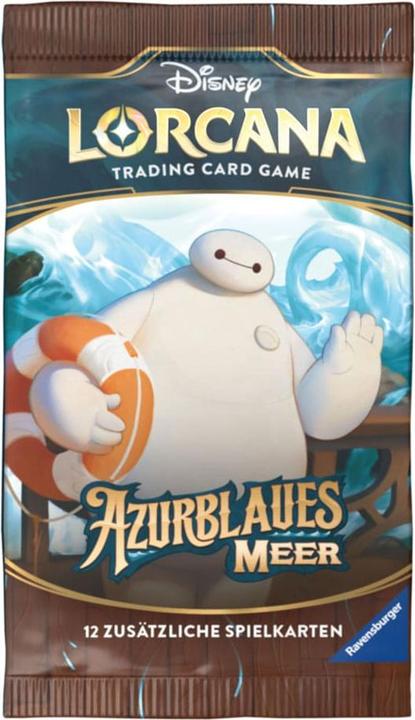 Actual product image Disney Lorcana Trading Card Game: Azure Sea - Booster Display with 24 booster packs (German) (German, Booster display)
