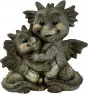 Produktbild IKO Süsser Drache mit kleinem Drachen h=35cm b=31cm (35 x 31 cm)