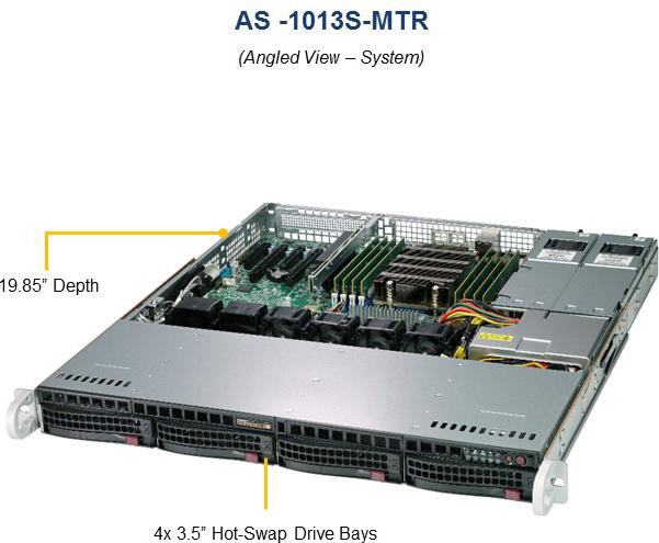 Image du produit Supermicro 1013S-MTR AMD EPYC