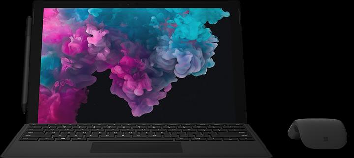 Actual product image Microsoft Surface Pro 6 (12.30", 256 GB, Black)