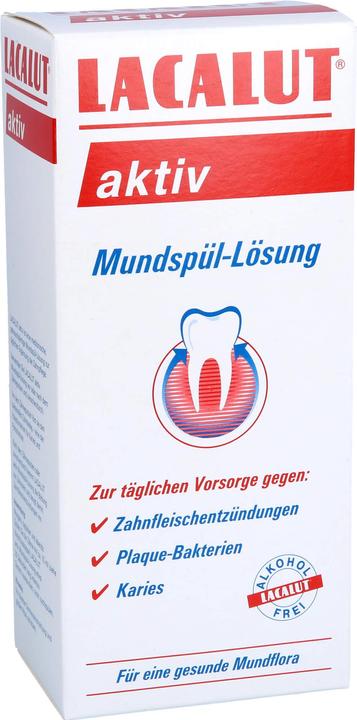 Actual product image Dr. Theiss Lacalut active mouth rinse, 300 ml solution (300 ml, Mouthwash)