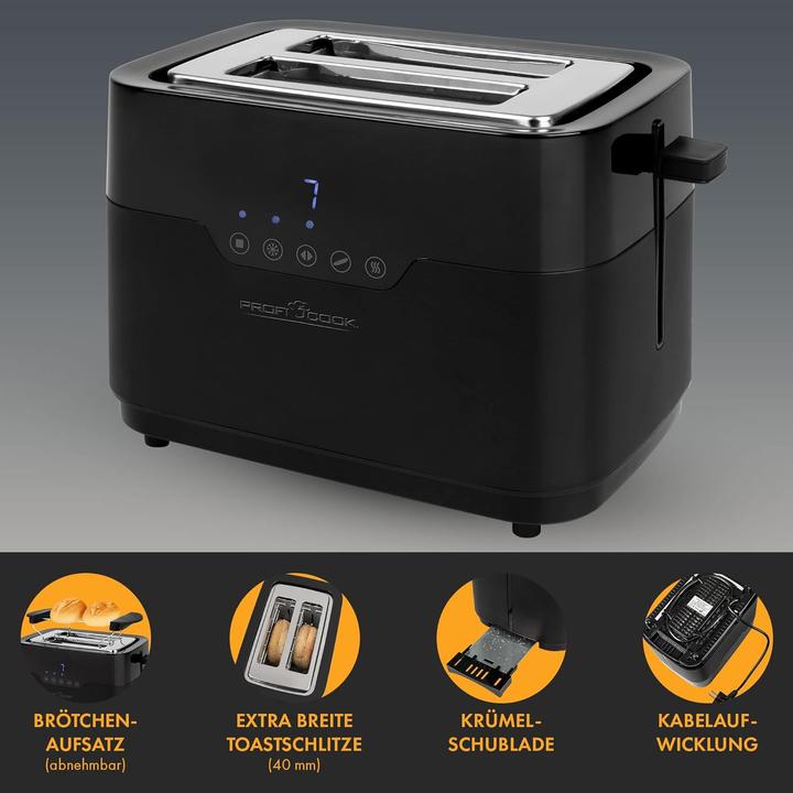 Image du produit Proficook PC-TA 1244 Sensor Touch acier inoxydable-noir