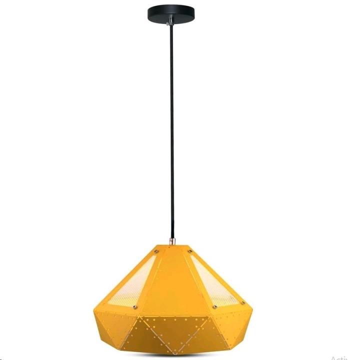 V-TAC VT7310Y Hängelampe Pastell Prisma Gelb 310 x 180 mm (E27)