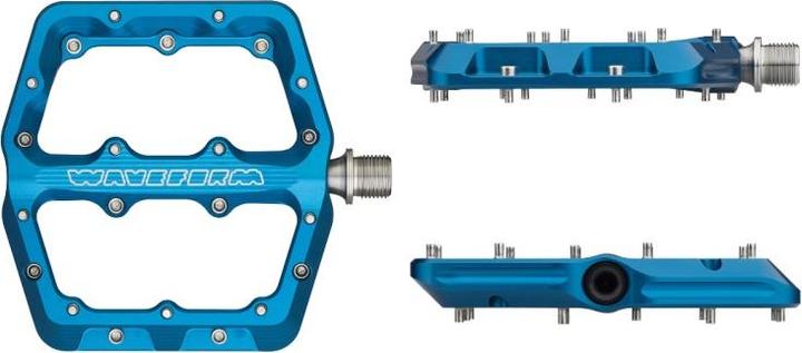 Image du produit Wolf Tooth Waveform Pedals, Large, pédale de plateforme, bleu