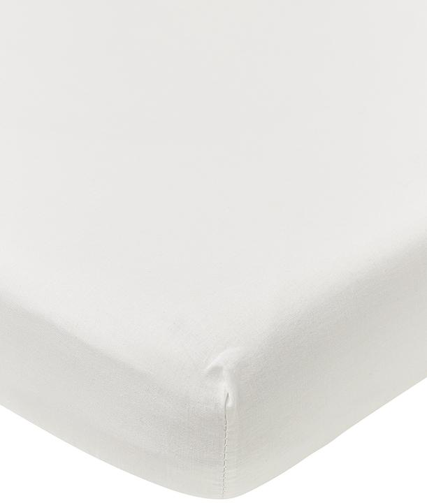 Actual product image Meyco Woven fitted sheet 50x90 white (50 x 90 cm)
