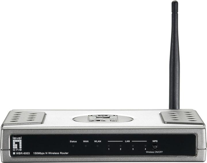 Actual product image LevelOne Wireless Router, 150Mbps 802.11b/g/n
