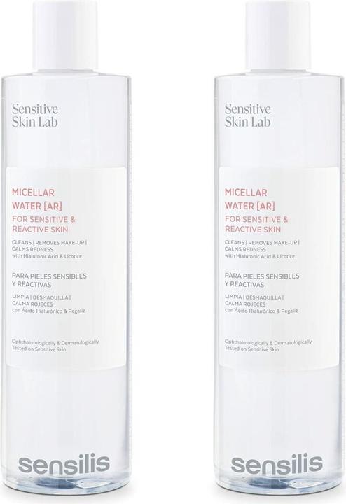 Sensilis Micellar Water AR Empfindliche Und reaktive Haut 2x400ml (Seife, 800 ml)