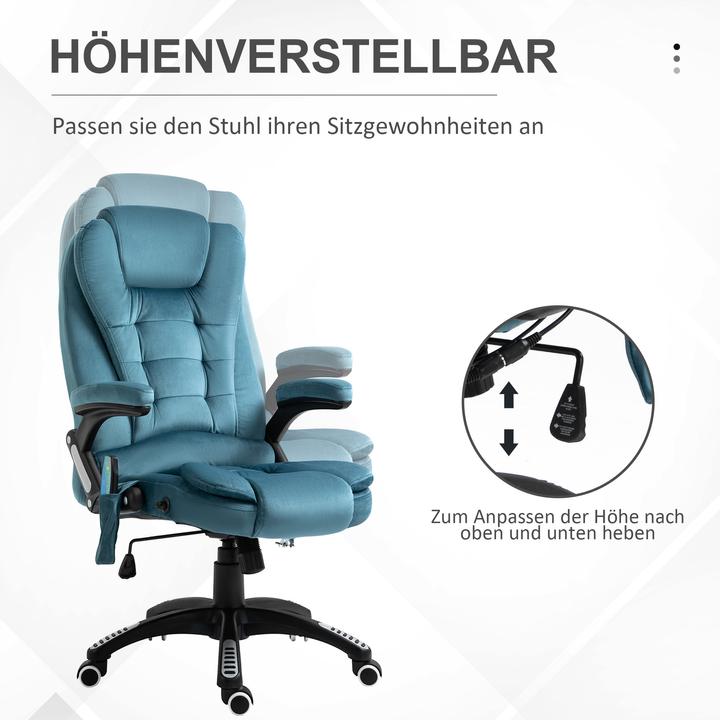 Produktbild Vinsetto Bürostuhl mit Massage- und Wärmefunktion