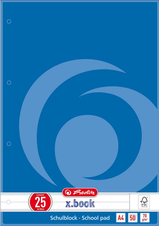 Produktbild Herlitz 10354983 (A4, Liniert, Harter Einband)