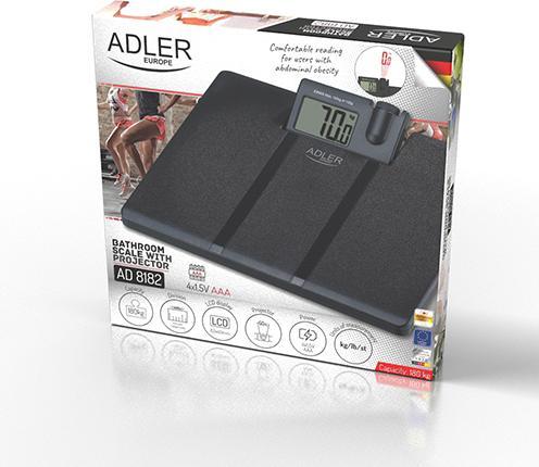 Produktbild Adler AD 8182 czarny (180 kg)