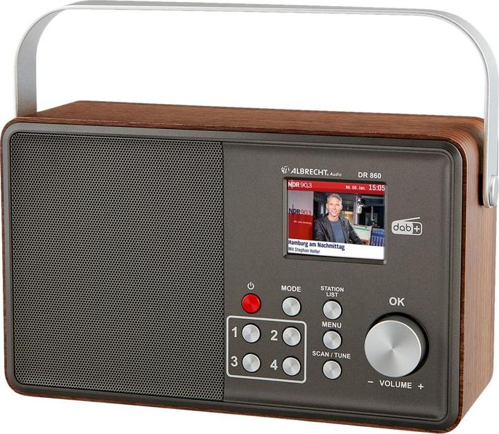 Actual product image Albrecht DR 860 Senior (DAB+, FM)