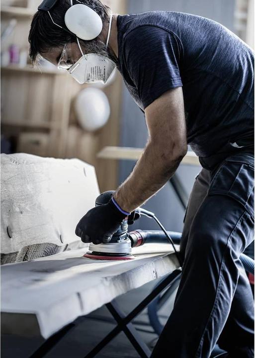 Actual product image Bosch Professional Zubehör EXPERT M480 Sanding net for random orbital sander, 150 mm, G 80, 50 pieces (80)