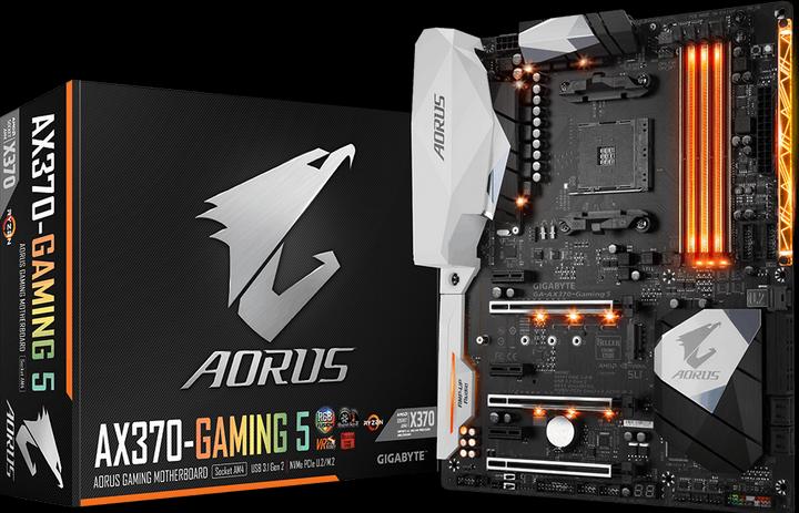Produktbild Gigabyte AORUS GA-AX370-Gaming 5 (AM4, AMD X370, ATX)