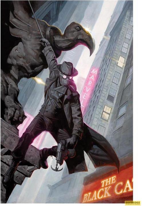 Produktbild Sideshow Marvel Kunstdruck Spider-Man: Noir 41 x 61 cm - ungerahmt