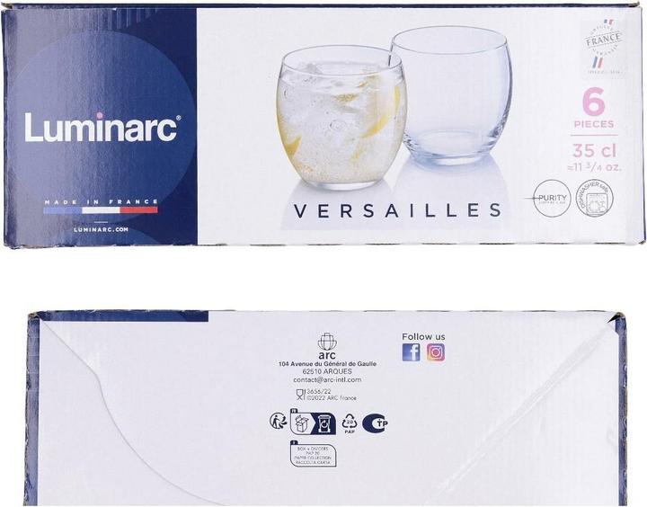 Actual product image Luminarc G1650 (0.38 l, 6 x)