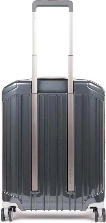 Produktbild Piquadro PQ-Light - Ultra Slim Kabinen-Hartschalentrolley Grau/Rot (34 l, Handgepäck (bis 50l))