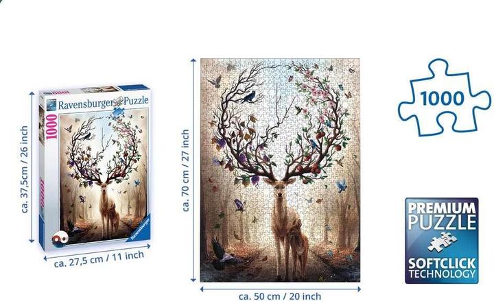 Image du produit Ravensburger Cerf magique (1000 pièces)