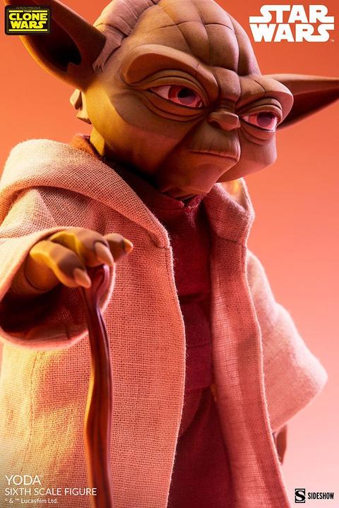 Produktbild Sideshow Star Wars The Clone Wars figurine 1/6 Yoda 14 cm