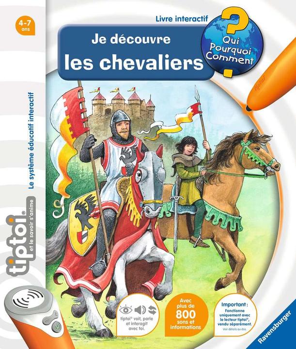 Produktbild tiptoi Je découvre les chevaliers (Französisch, Collectif)