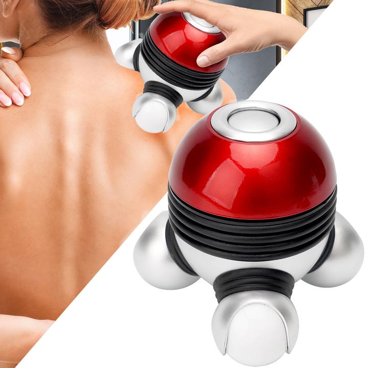 Produktbild Casativo Kompaktes Vibrations MassagegerÃ¤t mit 3 MassagekÃ¶pfen, batteriebetrieben