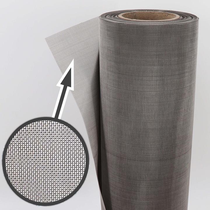 Produktbild Aquagart 110cm x 40cm Edelstahlgewebe für Siebfilter Bogensieb Sieb Teich