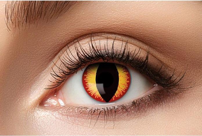 Image du produit Fasnacht Lentilles de contact des yeux de Sauron (Jaune, Orange)