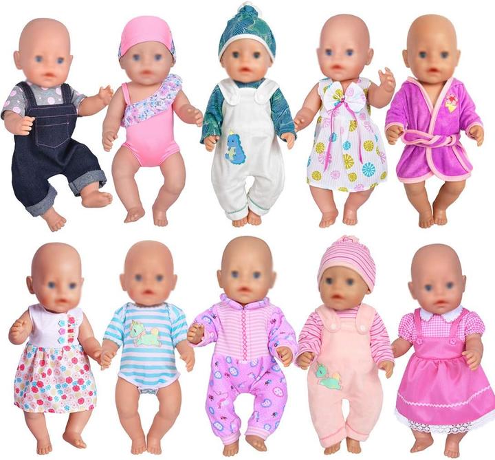 Produktbild Ebuddy Puppenkleider 10 Sets