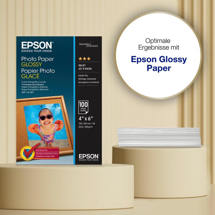 Produktbild Epson Glossy (200 g/m², 10 x 15 cm, 100 x)