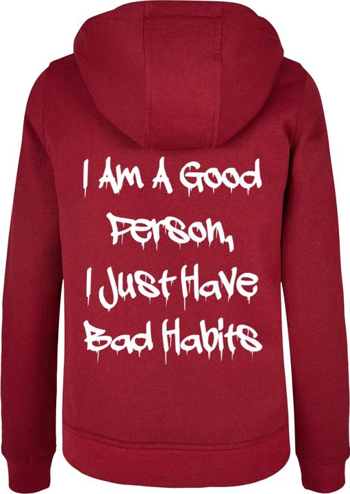 Immagine prodotto Merchcode Felpa con cappuccio da donna Bad Habits Basic - 112765 (M)
