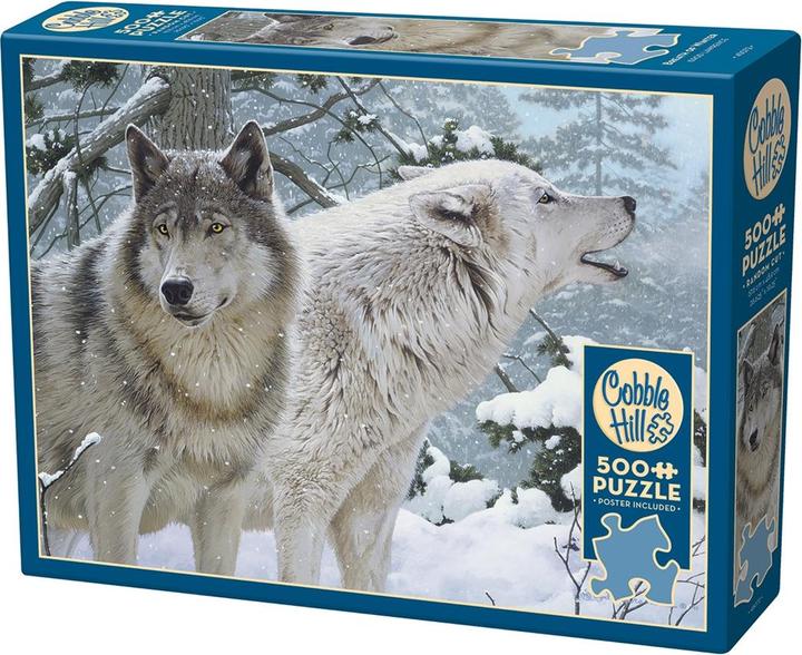 Produktbild Cobble Hill Wölfe im Schnee 500 Teile (500 Teile)