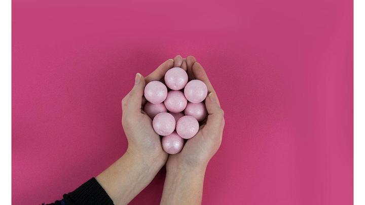 Produktbild TOP Rose Wein Badebomben (Badekugeln)