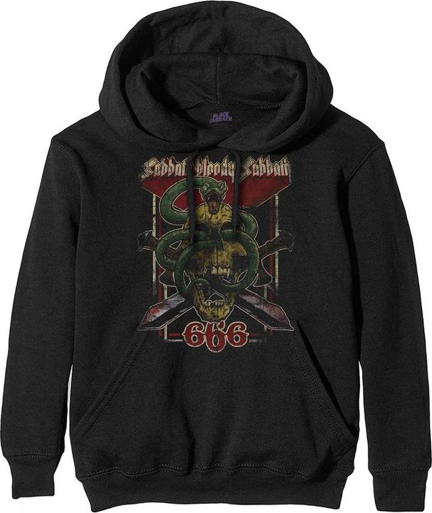 Immagine prodotto Music Brand Bloody Felpa con Cappuccio 666 Adulto Unisex (S)