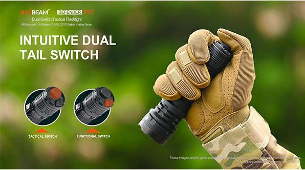 Produktbild AceBeam Defender P17 (14.70 cm, 4900 lm)